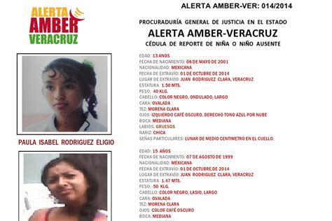 An amber alert (also amber alert) or a child abduction emergency alert (same code: Se activa Alerta Amber por desaparición de tres menores ...