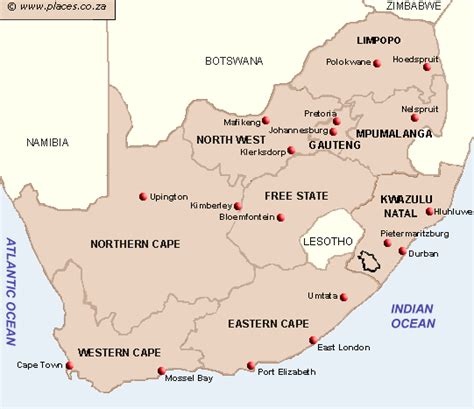 It ranks third among the most populous urban areas in south africa, after johannesburg and durban, and has roughly the same population as the durban metropolitan area. Map of South Africa showing Provinces