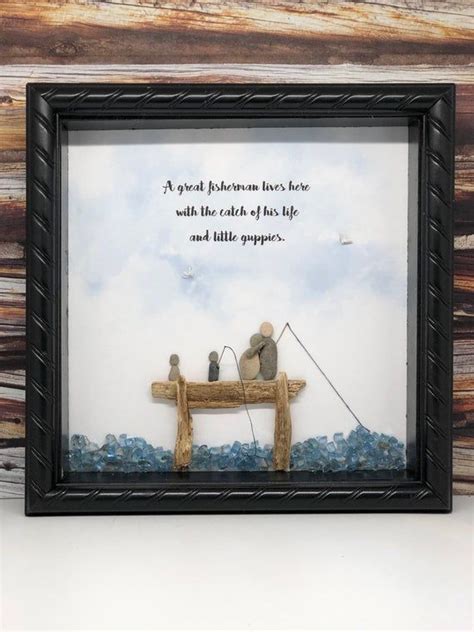 Popsugar has affiliate and advertising partnerships so we get revenue from sharing this content. Pebble Art / Unique gift / Father's Day / fisherman ...