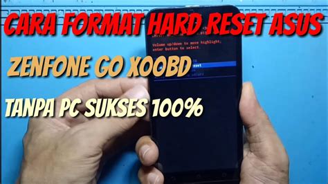 So, make sure to install launch the application on your computer. Cara Format Hard Reset Asus Zenfone Go X00BD Tanpa Pc ...