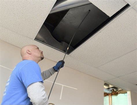 Shine the flashlight into the ductwork and look for signs of a dead animal. GRIME TO RODENTS Ductwork cleaners find them all | Local ...