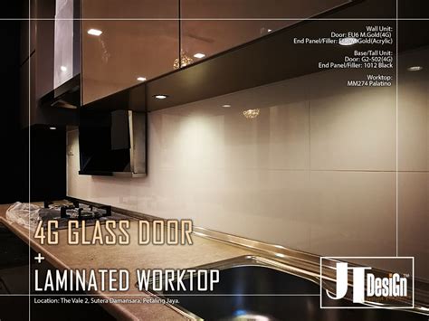 100% satisfaction guarantee & lifetime warranty. It's 4G glass door with HPL worktop.close look | Glass kitchen cabinets, Glass kitchen cabinet ...