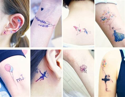 Small tattoos come in cute designs. 50+ Absolutely Cute Small Tattoos For Girls With Their Meanings | Fashionisers