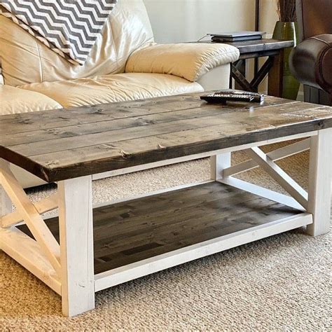 This chunky coffee table is a great addition to any room. Farmhouse Dining Table With Chunky Legs | Etsy | 1000 in ...