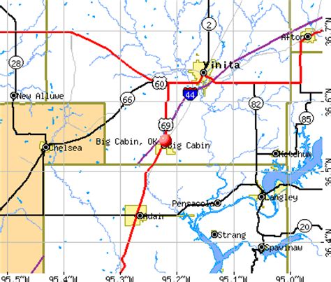 11,840 zip code population in 2000: Big Cabin, Oklahoma (OK 74301, 74332) profile: population ...