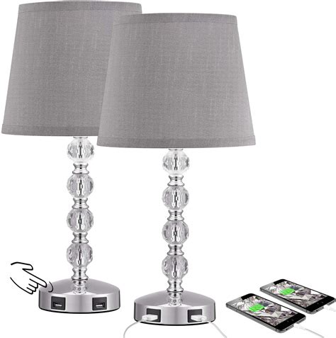 For anybody who is for less money, carefully consider getting started with what you have already, check out your existing table lamps, then check. 3 Way Dimmable Touch Control Crystal Table Lamp with 2 USB ...