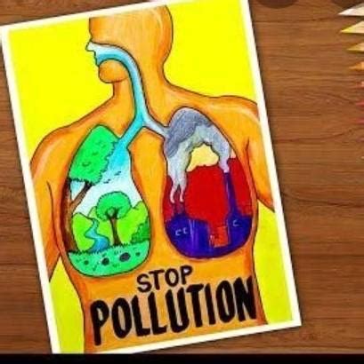 Contaminants are introduced into the natural environmental system which is often caused by human behavior. prepare a poster highlighting the dangers of pollution ...