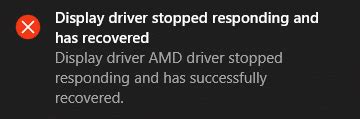 My carbon monoxide detector made a long beep sound and then stopped. Display Driver Stopped Responding And Has Recovered On Windows