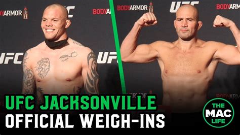 Follow live how to watch buy tickets. UFC Jacksonville: Official Weigh-Ins Main Card - YouTube