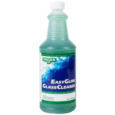 The formulation contains vinegar and streak free detergents to give a clear finish versatile enough to turtle wax clearvue glass clean 500ml is a maximum strength glass clean formula for both interior and exterior glass and mirrored surfaces. Unger FR110 1 Qt. EasyGlide Concentrated Glass Cleaner