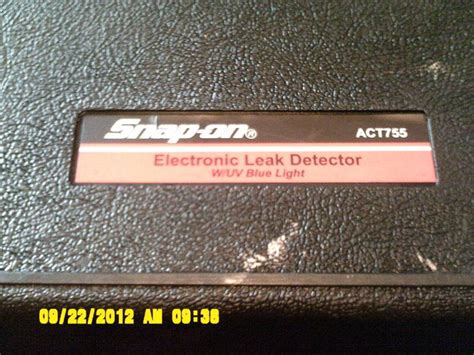 And yes $400 is expensive, but getting good at using this type of tool makes you money. Sell SNAP-ON ELECTRONIC LEAK DETECTOR WITH UV BLUE LIGHT # ...