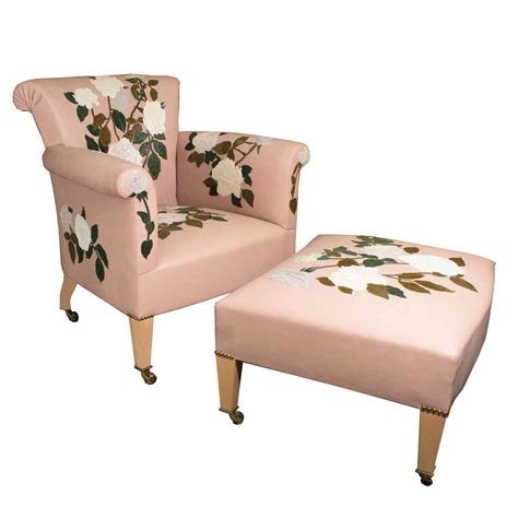 Check spelling or type a new query. powder pink armchair with rose - Susannah Hunter