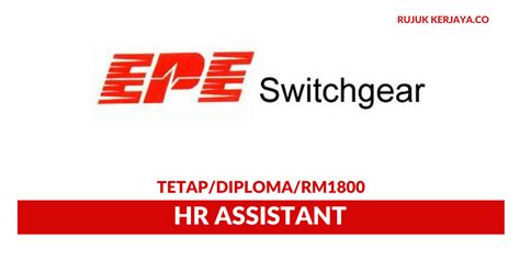 Kinta terang sdn bhd was incorporated in 1999 in malaysia. Jawatan Kosong Terkini EPE Switchgear ~ HR Assistant ...