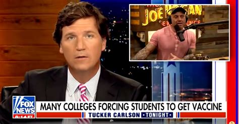 Tucker swanson mcnear carlson is an american paleoconservative television host and political commentator who has hosted the nightly politica. Tucker Carlson Defends Joe Rogan's Controversial Advice on ...