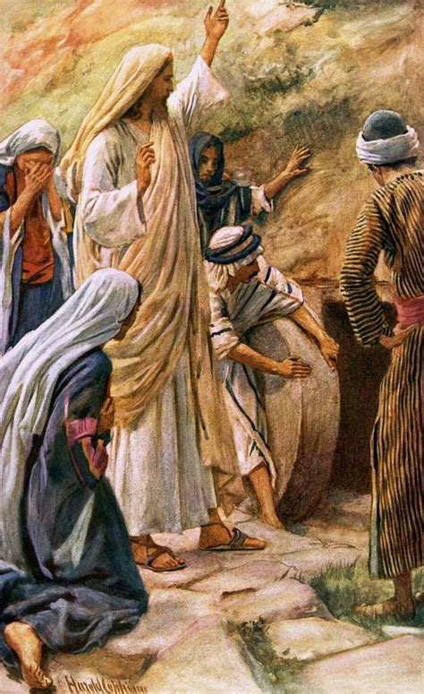 Dear kim davis, words cannot describe how grateful we, at amightywind ministries, are that there are still people like you in this world who will take a stand for holiness, no matter what the cost. Phillip Medhurst's Bible in pictures 174 Lazarus come forth. By Harold Copping (1863-1932) from ...
