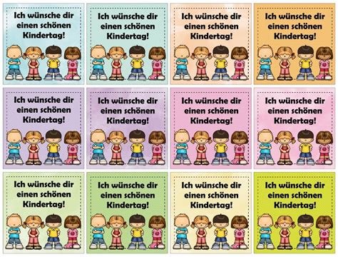 Datum, bräuche und informationen rund um den feiertag. Ideenreise - Blog | Kärtchen für den Kindertag