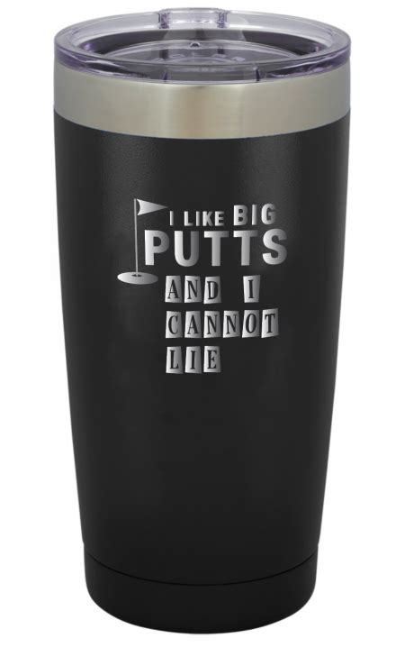 Upgraded lid options for polar camel drinkware. 20 oz "I Like Big Putts" Polar Camel Tumbler - Maverick ...