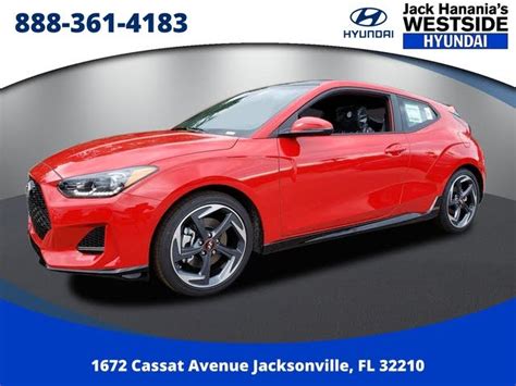 Used 2019 hyundai veloster turbo with fwd, navigation system, keyless entry, spoiler, leather seats, heated seats, 18 inch wheels, alloy. 2020 Hyundai Veloster Turbo for Sale in Jacksonville, FL ...