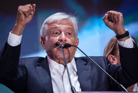 Popularmente conocido como amlo, andrés manuel lópez obrador, es un político y politólogo mexicano que desde 1976 ha participado activamente en la lucha por la democracia de su país. Populist candidate Andres Manuel López Obrador elected ...