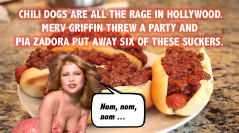 Grated cheese or cheese sauce is optional. Mama's Family meme Eunice chili dogs Merv Griffin Pia ...