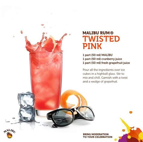 All the cocktails you can make with the ingredient malibu rum. Malibu Twister Recipe