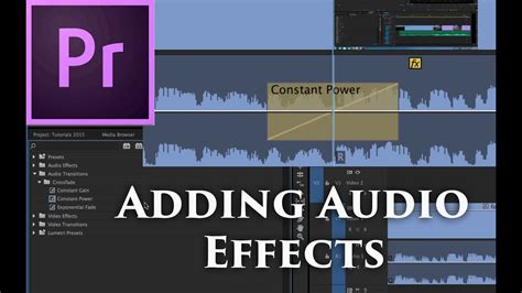 On social networking platforms and on youtube, an important role is played adapted for any platform and screen. Episode 18 - Adding and Manipulating Audio Effects ...