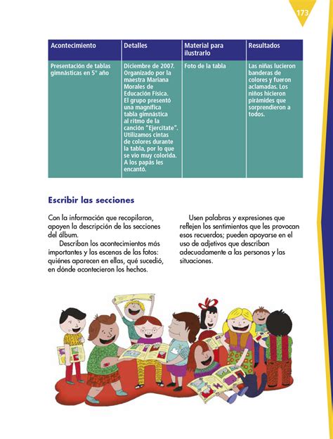 Examen básica primaria sexto grado. Español sexto grado 2017-2018 - Página 173 - Libros de ...