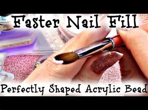 Diy acrylic nails are easier then you think to do at home! Acrylic Nail Fill Tutorial: Apply Acrylic in Under 5 Min with Perfect Shaped Bead of Acrylic ...