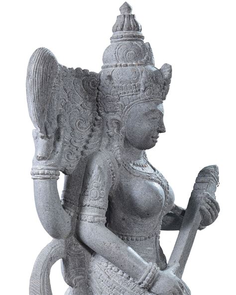 Garden stone statue of hindu goddess Saraswati, Statues from Brights of Nettlebed