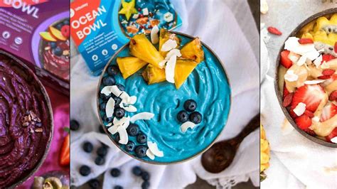 Wholey Organics : Bunte, fruchtige Smoothie Bowls