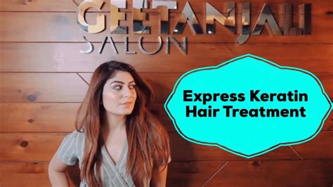 Keratin treatments for hair generally include the application of extra keratin extracted from animal products like wool and chicken feathers. GK hair express keratin treatment at Geetanjali Salon ...