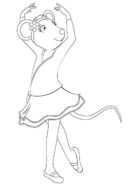 Free printable angelina ballerina coloring pages. Angelina Ballerina Coloring Pages for Good People ...