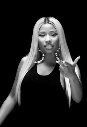 The rapper nicki minaj reacted on tuesday to not being nominated for mtv's coveted video of the year award by saying that the cultural contributions of black ms. gif beauty Drake Black and White Nicki Minaj lil wayne big ...