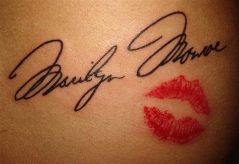 She was considered beautiful and very glamorous. marilyn monroe tattoo designs | Tatuagem-autografo-Marilyn-Monroe | tatoo | Tattoos, Marilyn ...