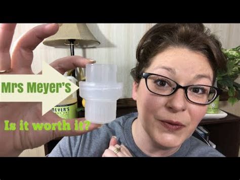 Meyer's recommends using ½ of a capful for most loads of laundry. Mrs Meyers Laundry Detergent - YouTube