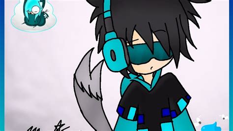 6 кто ты из аниме? Drawing Galaxy Wolf gamer RQ - YouTube