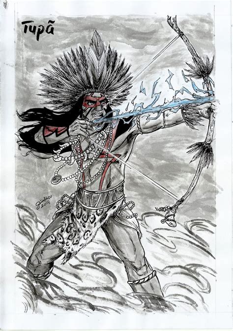Maybe you would like to learn more about one of these? deus da mitologia tupi-guarani in 2020 | Art reference ...
