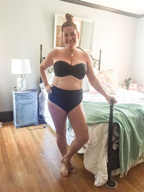 The woman's boyfriend, seated next to her, does nothing as his girlfriend gets fondled. These Moms Found Their Favorite Swimsuit - The Mom Edit