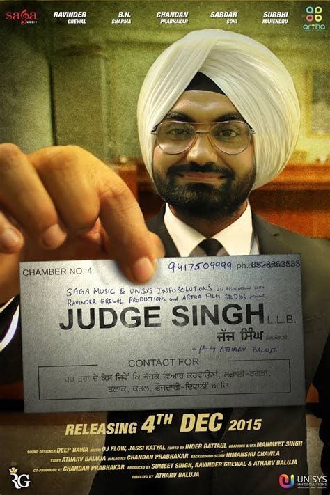 We have a record for a harpal singh grewal living at an address in chigwell ig7. Le film Judge Singh LLB