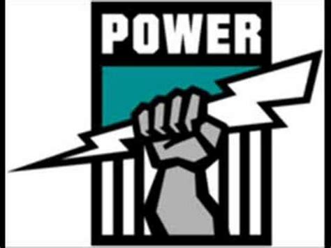 Port adelaide football club, adelaide, south australia. port power theme 2008 - YouTube