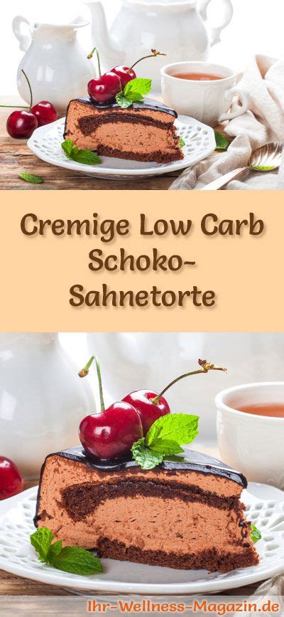 Kuchen ohne kohlenhydrate und zucker. Cremige Low Carb Schoko-Sahnetorte - Rezept ohne Zucker ...