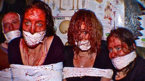 The most common answer to this question is the exorcist because it has been voted to be the scariest movie of all time by many people. The World's Scariest Haunted House - McKamey Manor - YouTube