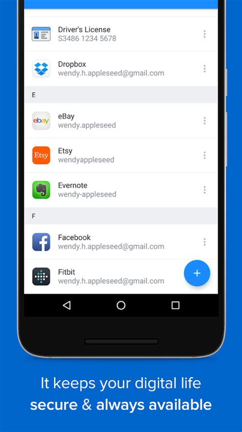 Cheers and manage all your passwords at single place. 1Password - Password Manager - Android Apps on Google Play