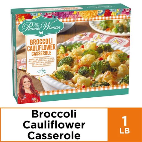 Make a second layer with the broccoli. The Pioneer Woman Pioneer Woman Broccoli Cauliflower ...