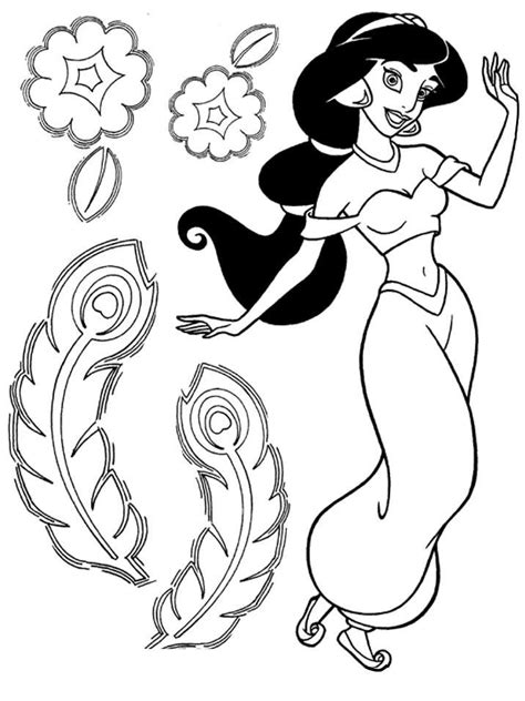 Maybe you would like to learn more about one of these? black and white disney punk jasmine clipart - ClipartFest ...