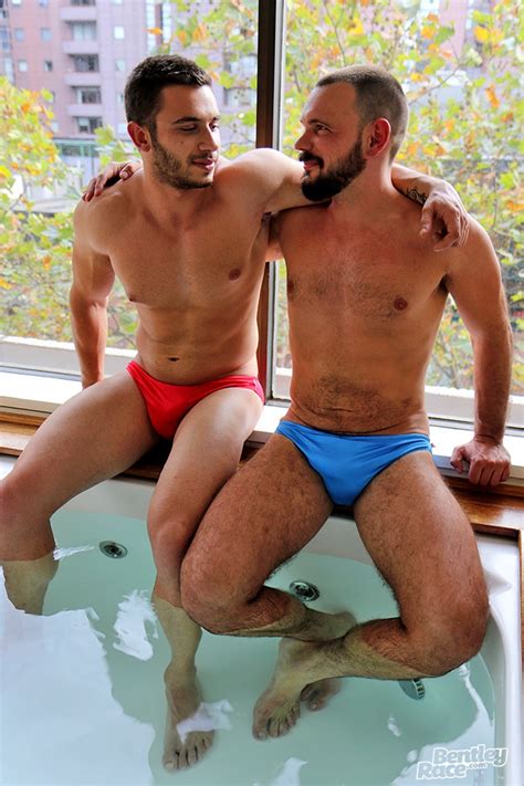 Watch big uncut muscle studs online on youporngay.com. Aussie James Nowak's hot tub hook up with Romain Deville ...