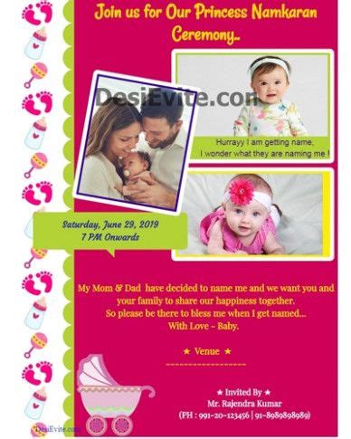 The timing at which a name is assigned can vary from some days after birth to several months or many years. The Truth About Birthday Invitation Template In Kannada Is ...