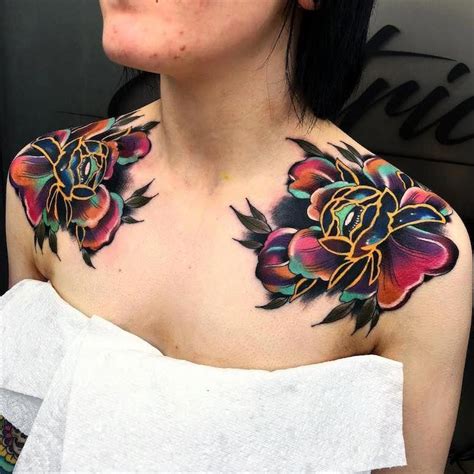 The art of making tattoos is tattooing. 10 Prettiest Feminine Chest Tattoo Designs for Girls - EAL Care