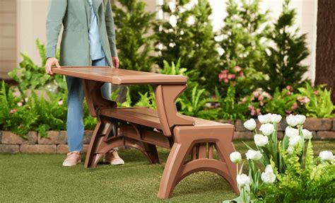 And when you just want to sit and relax in your garden, you can convert it to a garden bench. (QVC) Convert-A-Bench Gen II XL Designer Series Outdoor 2 ...