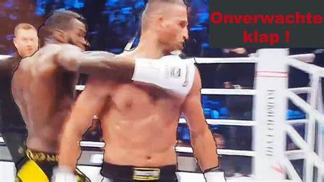 Murthel groenhart, rakibi ermeni boksör harut grigoryan'ın arkasından gelerek sert bir yumrukla onu nakavt etti. Glory 42 | Onverwachte klap van Murthel Groenhart (vs ...